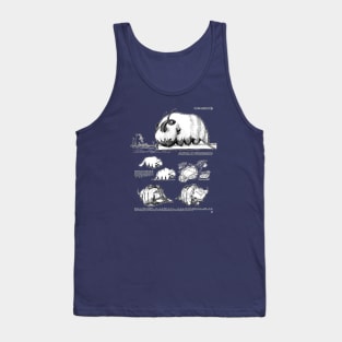 Avatar the last airbender appa sketch design animation Tank Top